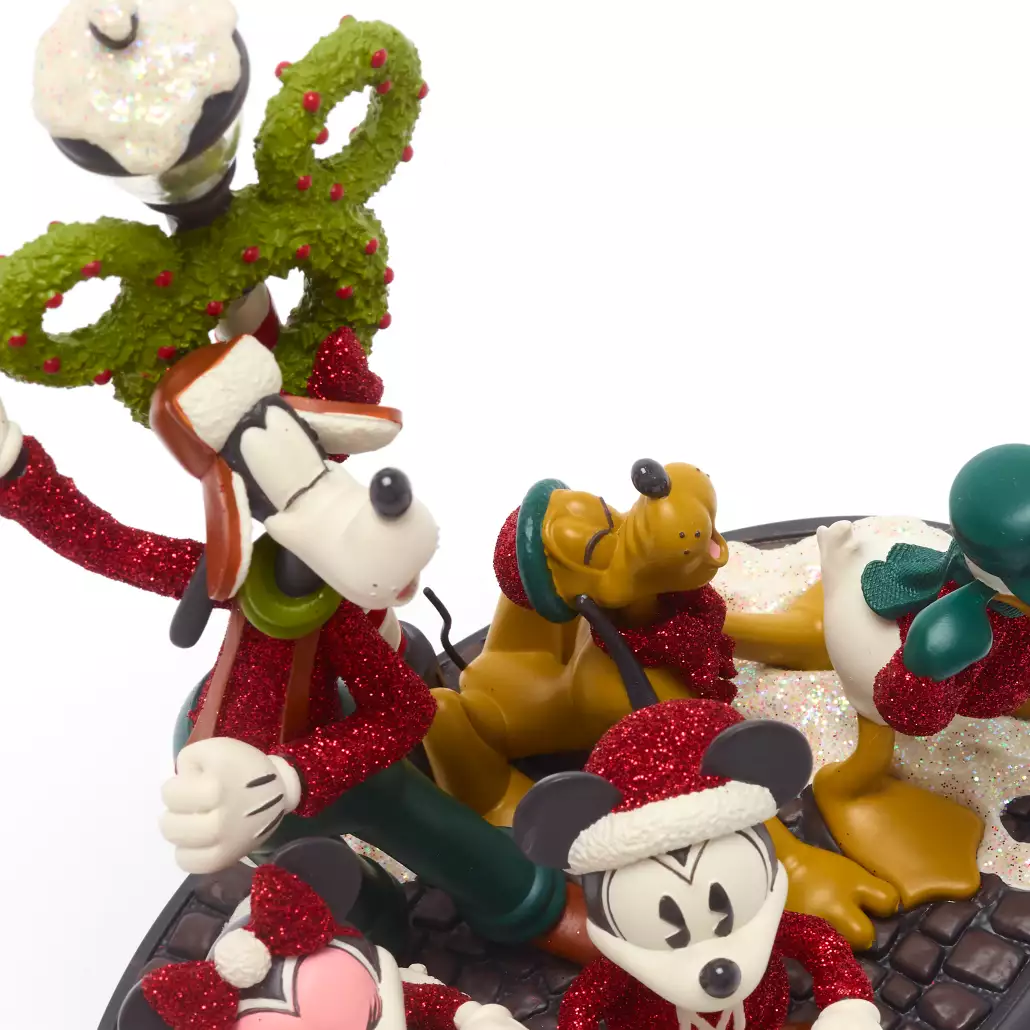 Disney Store - Vintage-Weihnachtsfigur mit Musik von Mickey und seinen Freunden