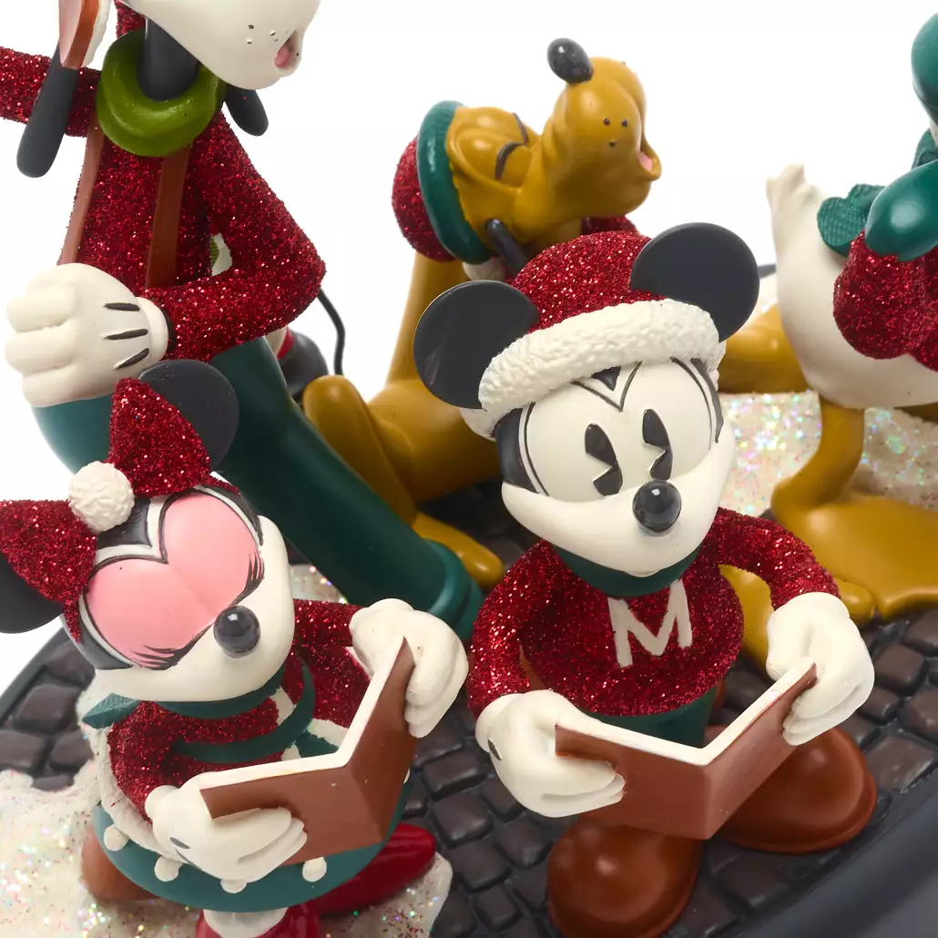 Disney Store - Vintage-Weihnachtsfigur mit Musik von Mickey und seinen Freunden