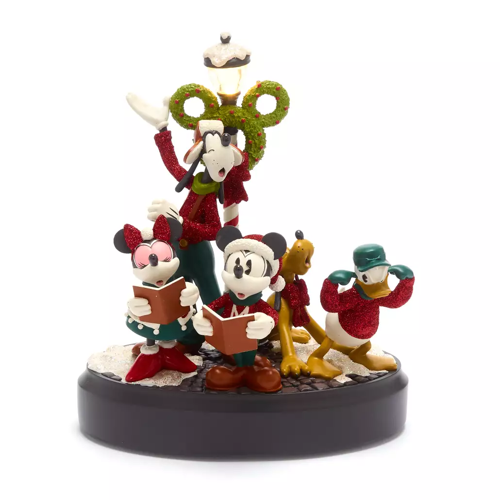 Disney Store - Vintage-Weihnachtsfigur mit Musik von Mickey und seinen Freunden